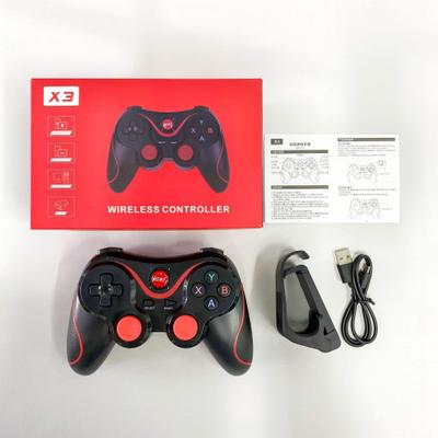 Wireless X3 Mobile Gaming Controller with Action Buttons and Dual Joystick Black Edition with Expansion Pack Only