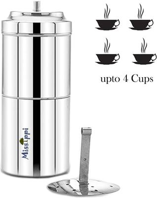MISSIPPI 400 ml Coffee Filter Drip coffee maker/Filter south Indian style Coffee Filter 4 Cups Coffee Maker