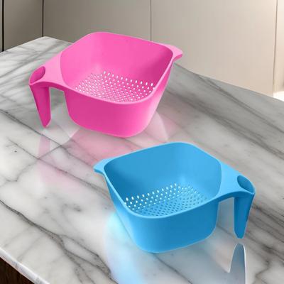 COOL INDIANS New Quality Plastic Kitchen Rice Fruits Vegetable Noodles Pasta Washing Bowl Strainer