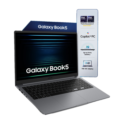 Samsung Galaxy Book5 AI Metal Intel Core Ultra 7 255U - (16 GB/512 GB SSD/Windows 11 Home) NP750XHD Thin and Light Laptop