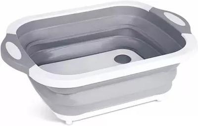 BSVR Premium Cutting Board/Washing Bowl,Fruit Vegetable Basket 01 Silicone, Plastic Cutting Board