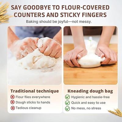 DHYANAMJI Silicone Dough Kneader for Multi Functional Culinary Utility Silicone Detachable Dough Maker