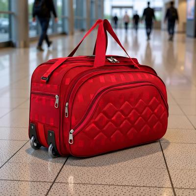 Travel Bags Travel Luggage Bags Fabric Travelling Wheels Bag Small Travel Bag - Medium