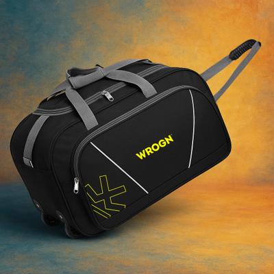 WROGN Premium 75L Unisex Luggage Bag For Tours & Travels Duffel With Wheels (Strolley)
