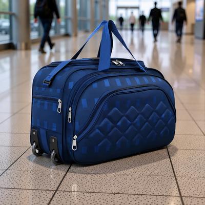 Travel Bags (Expandable) Travelling Bags Duffle Trolley Fabric Travel Wheel Bags Duffel With Wheels (Strolley)