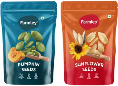 Farmley Combo Pack of Sunflower Seeds, Pumpkin Seeds