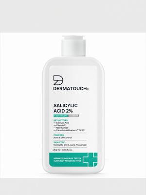 Dermatouch Salicylic Acid 2% | For Acne & Oil Control| 250ml Face Wash
