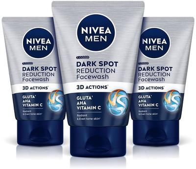 Nivea Men Dark Spot Reduction Cleanser Combo, with Vitamin C, AHA, For Even Tone Skin Face Wash