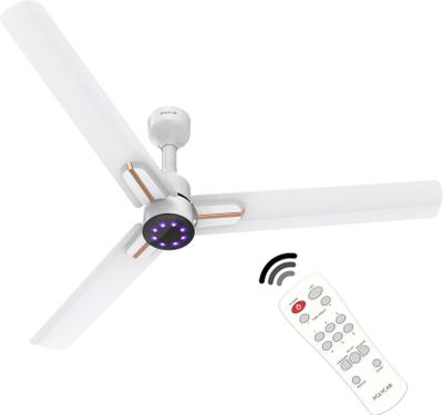 Polycab Wizzy Neo LED 2.0100% CopperHigher Air DeliveryLED Indicator with 3 Year Warranty BLDC Motor with Remote 1200 mm Ceiling Fan