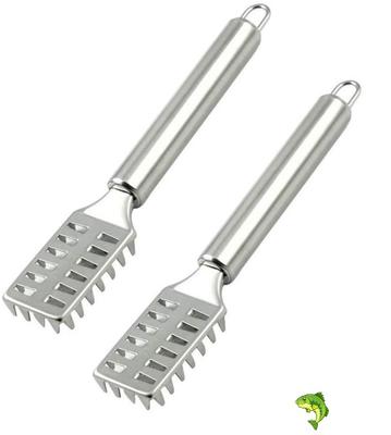 NURIOR Fish Skin Remover Scale Scrape Scaler Brush Knife Skin Peeler Fish Tools Gadget Fish Scaler