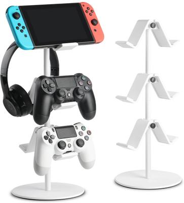 OIVO INDIA Controller 3-Tier, Multi Adjustable Game Remote Headphone Universal Stand Gaming Accessory Kit
