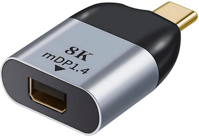 RyzCare UHD Type C Male to MDP 1.4 Female, 8K@60Hz, Compatible Mobile Gaming Adapter