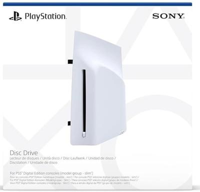 Playstation Sony PS5 Disk Drive Essential ps5 accessories for ps5 Digital Ultra ( Slim & Pro ) Models|Instantly Play PS4 & PS5 Game Discs NA GB with Built-in 4K Blu-ray Movie Support|Plug & Play Magic