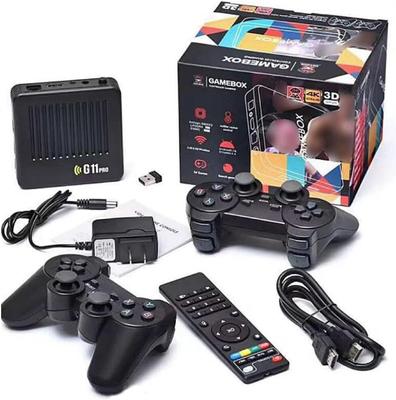 GAMESOUL G11 Pro Game Box HD 4k Super Console Video Game Box Revisit Childhood, Retro Old Video Game (Best Gift & Fun) for All Ages 64 GB with 30000+Game Box Games PS5,PS4,PS3,PS2,PS1,Xbox,Nintendo Switch