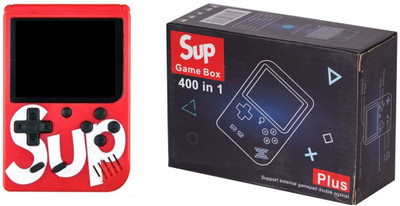HG WORLD Sup R35X Retro 400+ Classic Video Games Portable Handheld Gaming Console 128 MB with 3.5" Screen, Contra, Turtles, Tank, Bomber Man, Aladdin, Etc