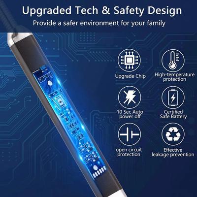 JERITO Plastic, Steel Electronic Gas Lighter