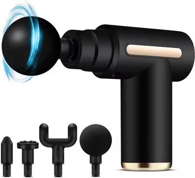 RjGuru Gun Massager Massage Machine Body Massager 4 Massage Heads 5 Speed