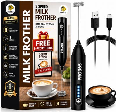 PRO365 50 W Black Electric Whisk