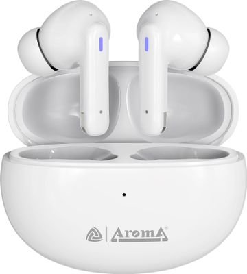 Aroma NB126 Royal Bluetooth Earbuds, Upto 40 Hours Playtime, Dual Pairing