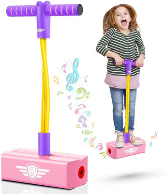 TOOBIL Pogo Jumper Fun and Safe Pogo Stick for Kids (Multicolor)