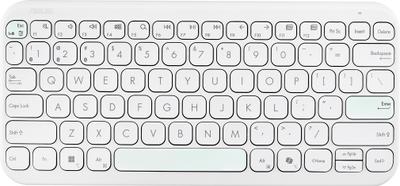 ASUS Marshmallow KW100 Bluetooth Laptop-size Laptop Keyboard Compatible with Desktop, Laptop, Mac, Tablet