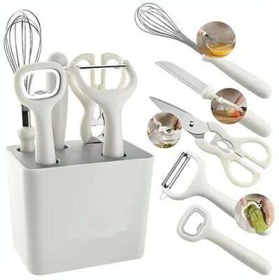 MAYKO & BAYKO Stainless Steel 6-Piece Kitchen Gadgets Set, Kitchen Scissor Kitchen Tool Set