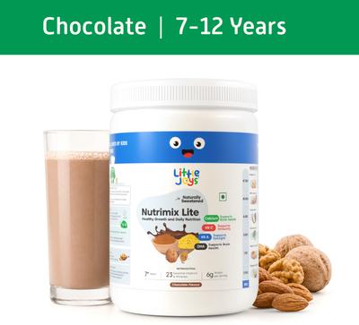 Little Joys Nutrimix Lite for Kids 7-12 Years | Chocolate Flavor |Better Immunity & Strength