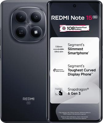 REDMI Note 15 5G (Black, 128 GB)