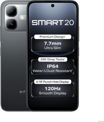 Infinix SMART 20 (Shadow Black, 128 GB)