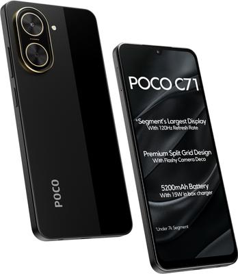 POCO C71 (Power Black, 128 GB)
