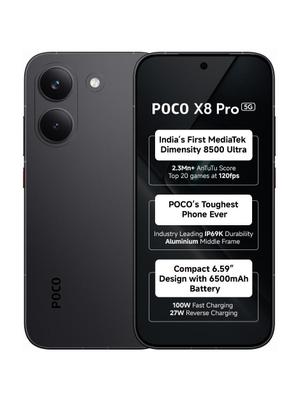 POCO X8 Pro (Black, 256 GB)