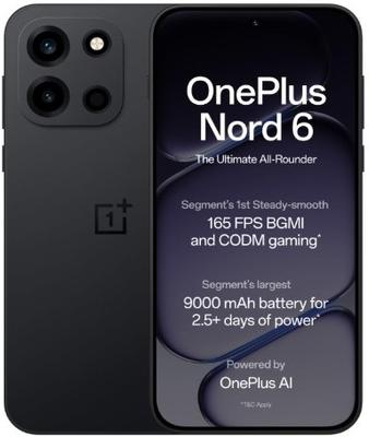 OnePlus Nord 6 (Pitch Black, 256 GB)