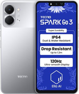 Tecno Spark Go 3 (Titanium Grey, 64 GB)
