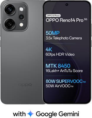 OPPO Reno14 Pro 5G (Titanium Grey, 256 GB)