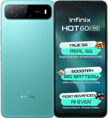 Infinix HOT 60i 5G (Monsoon Green, 128 GB)