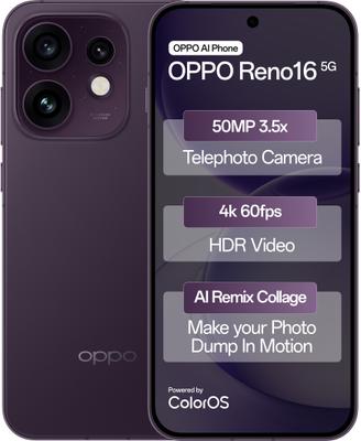 OPPO Reno16 5G (Twilight Violet, 256 GB)