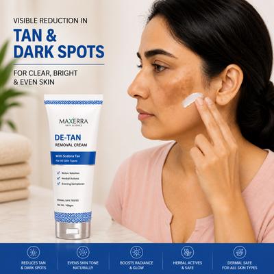 MAXERRA D Tan removal Cream Natural Care Instant Glow