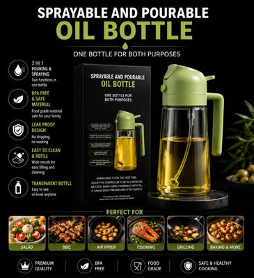 Raulji enterprises surat 500 ml Cooking Oil Sprayer