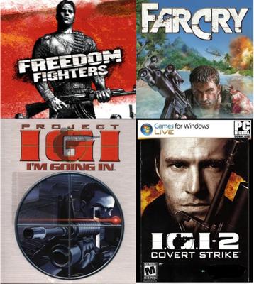 Project IGI 1 | Project IGI 2 | Freedom Fighters | Far Cry 1 | 4 in 1 Combo | Offline Only | DVD