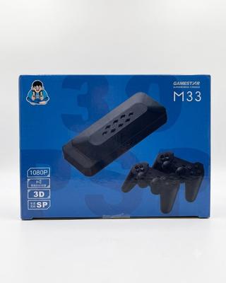 M33 Retro Game Stick Console with 2.4G Dual 2 Player For TV Wireless Video Games Gamepad Gaming Console for TV Video Game for Kids (Best Gift & Fun) All Ages 64 GB with 45+ Emulator, Full HD HDMI Output, Sup Game Box , TV Game Set, Mini Video Game Hand TV (Black, Game Box, Remote Hand Video Game for Kids, Loved by Fans of Console Gaming PS2 PlayStation 2 , PS3 PlayStation 3, PS4 PlayStation 4, Mini PlayStation 5 PS5,PS1,PSP,PVP,PS VITA, Xbox, Nintendo Switch 2) (InBuilt with 30000+Videogame like