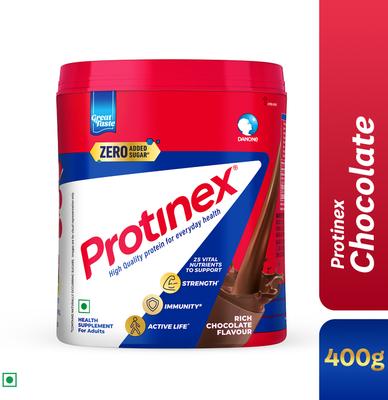 Protinex Rich chocolate | 40% daily protein with 200ml milk | Strong muscles | Zero sugar Whey Protein