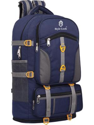 Style look Travel Backpack for Sport Camping Hiking Trekking Bag Rucksack - 60 L (BLUE) Rucksack - 70 L