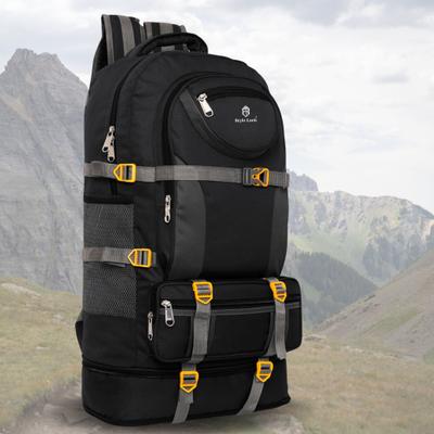 Style look Dual Compartment Rucksack with Quick Access Front Pocket & Water Bottle Mesh Rucksack - 60 L