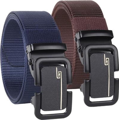 ShopGlobal Men Blue, Brown Nylon Belt
