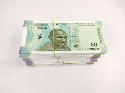 BBS DEAL Fake Money 20 x 6 Units Set 120 Note for Kids Learn Money Skills Dummy Note Fake Note nakli notes…