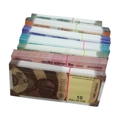 BBS DEAL Combo 72 Fake Indian Currency Notes Gag Toy