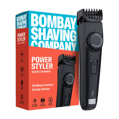 BOMBAY SHAVING COMPANY Flash Charging Men Beard Trimmer 120 min Runtime 38 Length Settings