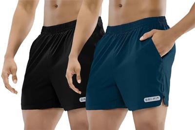 TREND BISTASH COLLECTION Printed Men Black, Blue Regular Shorts