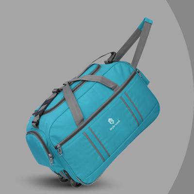 Style look Duffel and luggage bag and travel bag-60L - (TBlue) - Large Capacity Small Travel Bag - FREE SIZE