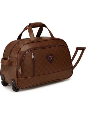 Mophonics Premium Trolley Bag | Waterproof Faux Leather | 2-Wheel Travel Luggage | Durable Small Travel Bag - Big